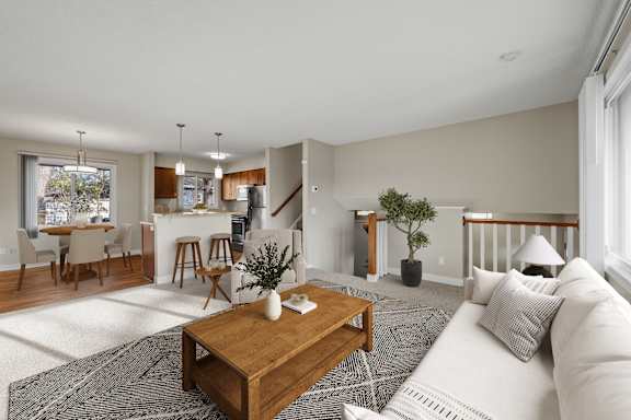 Cozy Living Room at Beach South at the Lake, Robbinsdale, MN