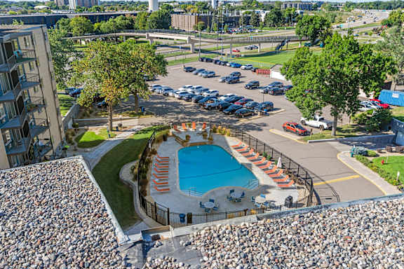 Outdoor Pool at Park Towers, St. Louis Park, MN, 55416