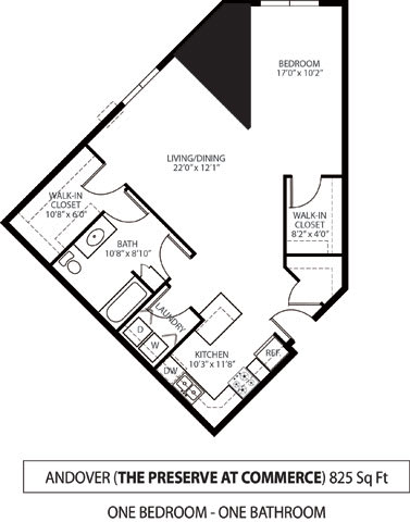 The Preserve at Commerce Apartments in Rogers, MN 1 Bedroom 1 Bath