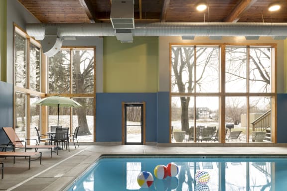 Indoor Pool at Beach South at the Lake, Minnesota