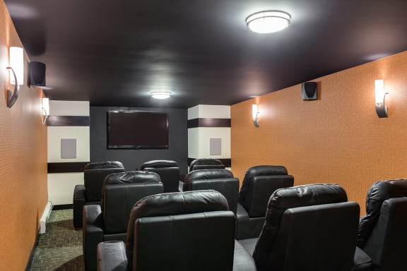 Movie Theater Room at Axon Green, Minneapolis