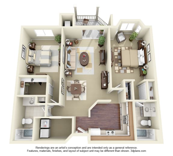 Floor Plan  2D Floor Plan at Cityscape, St Louis Park, MN, 55416