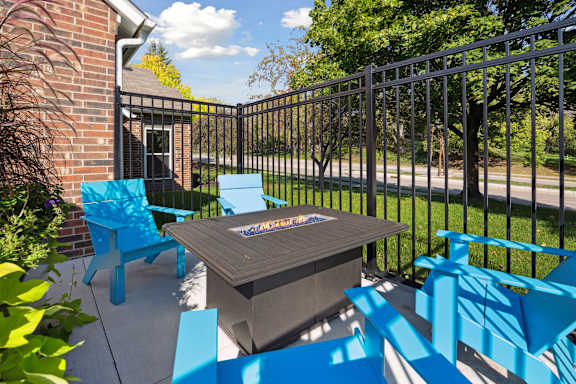 Fire Pit/Table at Eden Commons, Eden Prairie, MN, 55344