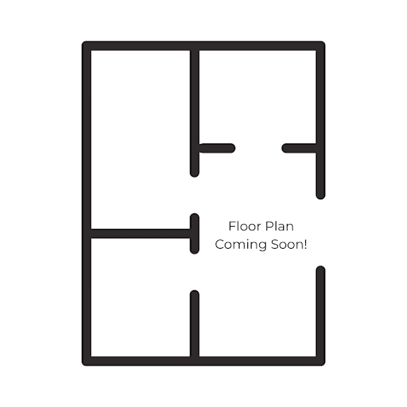 Floor Plan  A black and white floor plan is coming soon.
