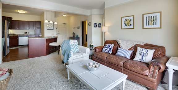 The Gables at Park Pointe Apartments in St. Louis Park, MN Living Room