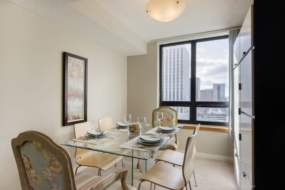 Galtier Towers Apartments in Lowertown, St. Paul, MN Dining Room