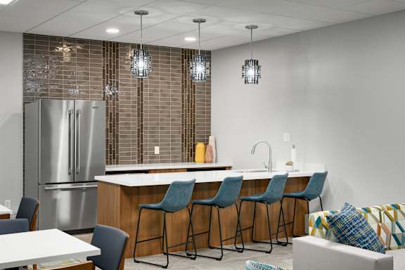 Community Room at Hamline Terrace, Roseville, Minnesota