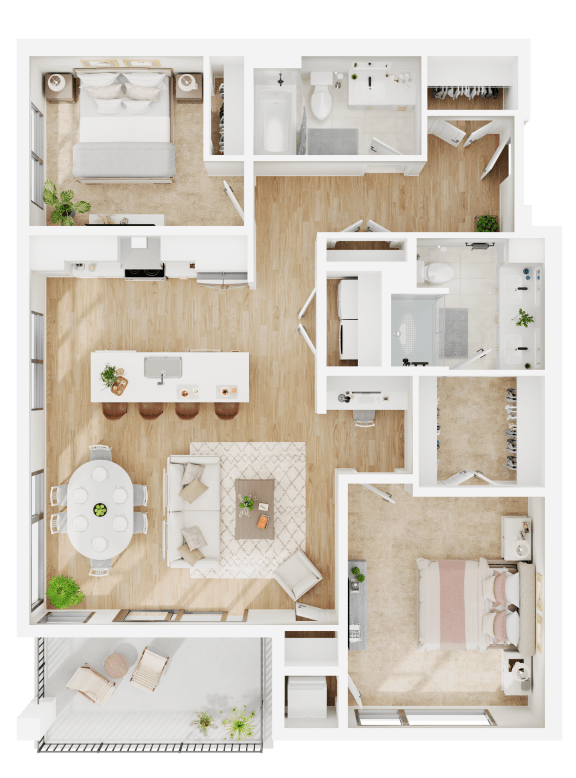 Floor Plan  C1 Floor Plan at Lilia, Minnesota, 55118