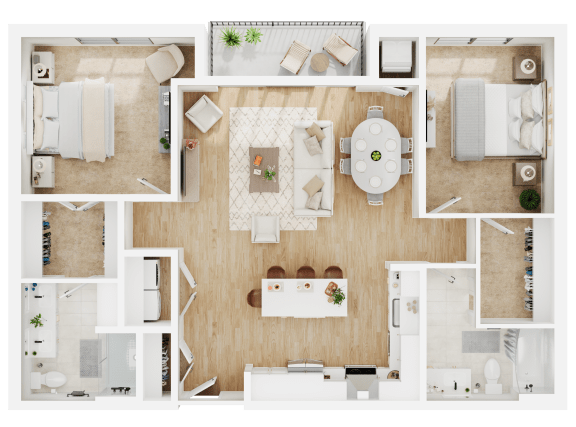 Floor Plan  C3 Floor Plan at Lilia, Lilydale, Minnesota