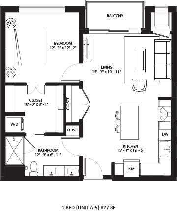 A-5 Floor Plan at Lilia, Lilydale, 55118