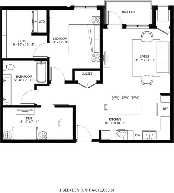 A-8 Floor Plan at Lilia, Minnesota