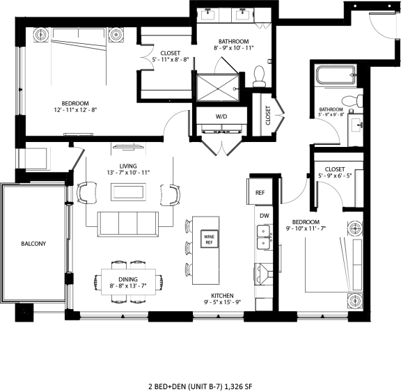 B-7 Floor Plan at Lilia, Minnesota
