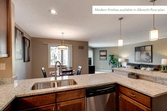 A kitchen with a sink and a dishwasher.