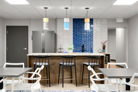 Community Room at Medicine Lake Apartments, Plymouth, MN, 55441