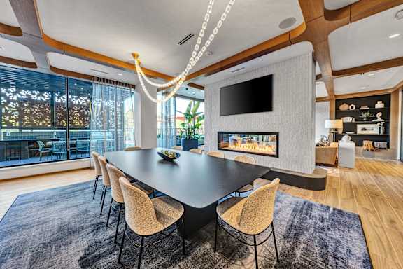 Community Clubroom at The Mera, Minnesota