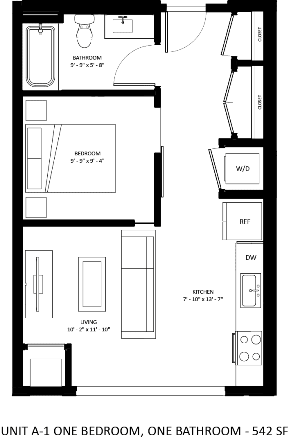 1 bed 1 bath at The Mera, Minnesota 55426