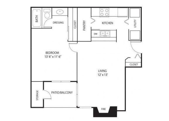 Eden Commons Apartments in Eden Prairie, MN 1 Bedroom 1 Bath