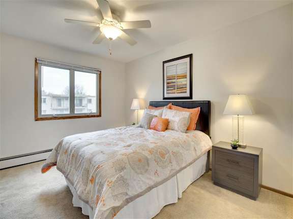 Hamline Terrace Apartments in Roseville, MN Bedroom