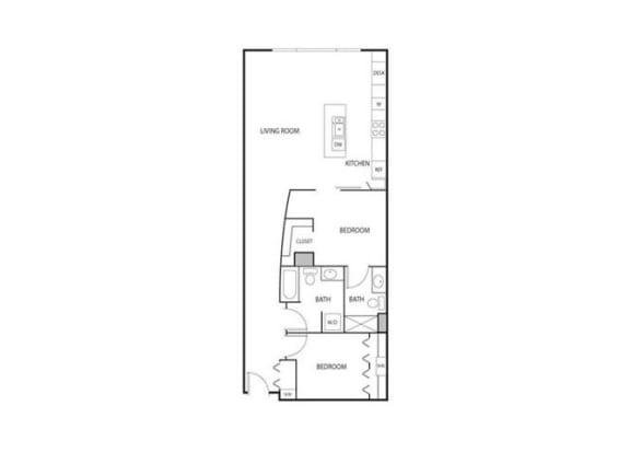 Lowertown Lofts in St. Paul, MN 2 Bedroom 2 Bath Apartment