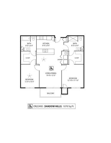 Shadow Hills Apartments in Plymouth, MN 2 Bedroom 2 Bath