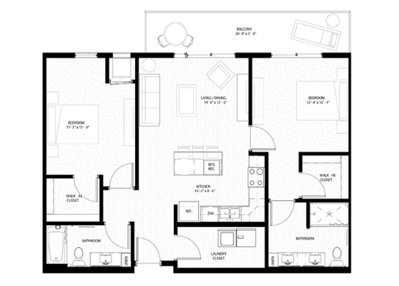 2 bed 2 bath D at The Mera, St Louis Park, 55426