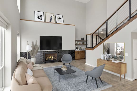 Living area at Nuvelo at Parkside, Minnesota