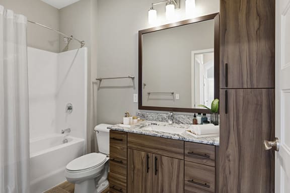 Toilet at Nuvelo at Parkside, Apple Valley, Minnesota