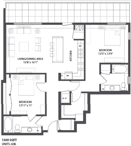 Floorplan P Floorplan P at The Palmer, Minnesota, 55401
