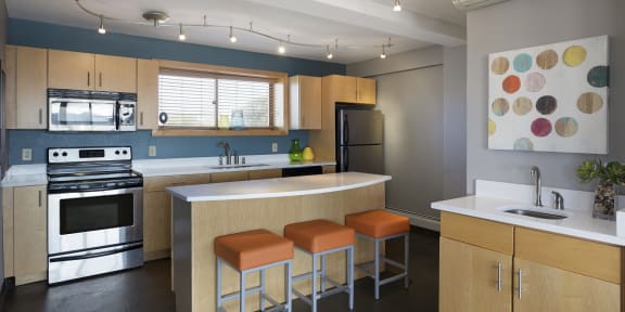 Island Kitchen at Park Towers, Minnesota, 55416