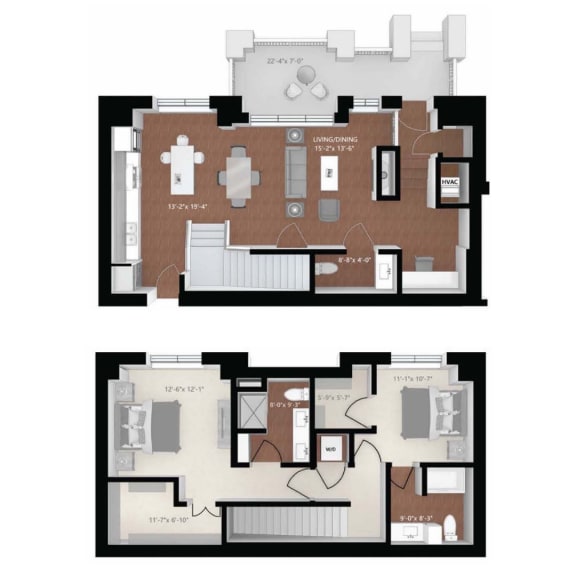 Potosi Floor Plan at Expo, Minneapolis Minnesota