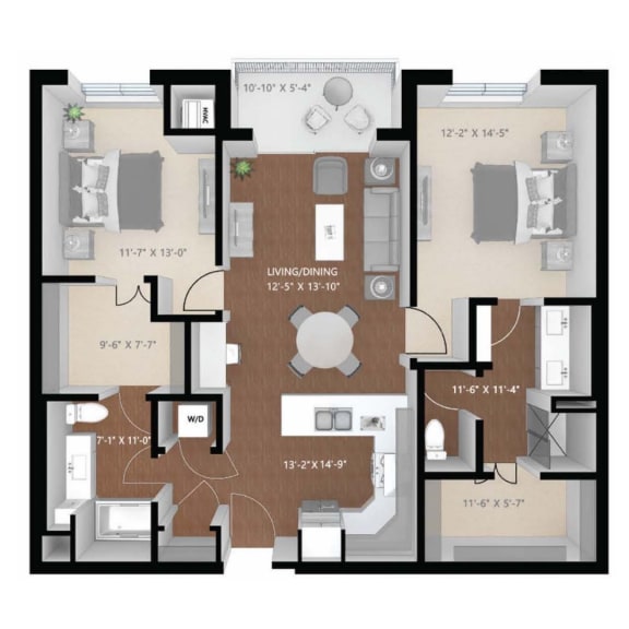 Reads Landing Floor Plan at Expo, Minneapolis, 55414