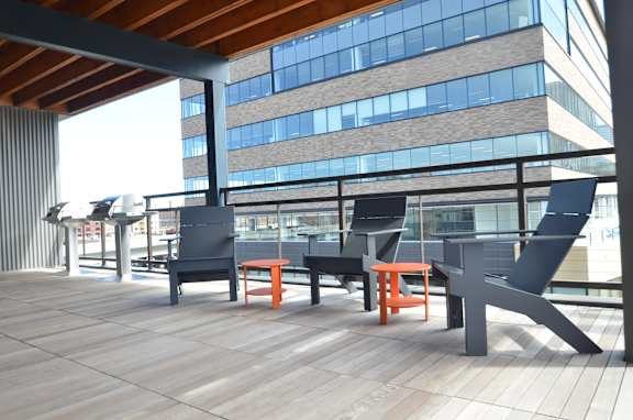 Rooftop Terrace Area at The Palmer, Minneapolis, Minnesota