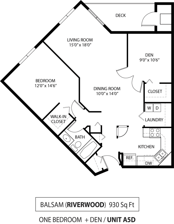 Balsam Floor plan at The Riverwood, Lilydale, MN, 55118