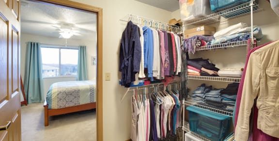 Shadow Hills Apartments in Plymouth, MN Bedroom Oversized Walk-in Closet