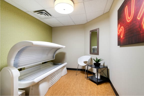 Tanning Bed lights at Axon Green, Minneapolis, 55416