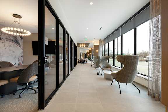 Modern high-back office at The Mera, Minnesota, 55426