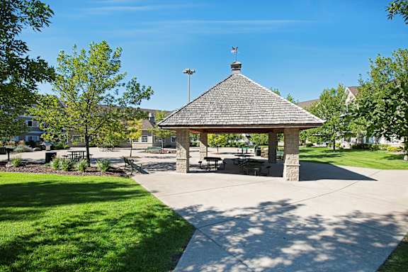 Grills/Picnic Area  at Townhomes at Preserve, Rogers, Minnesota