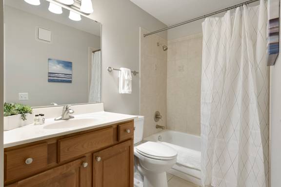 Bathroom With Bathtub at The Riverwood, Lilydale, Minnesota
