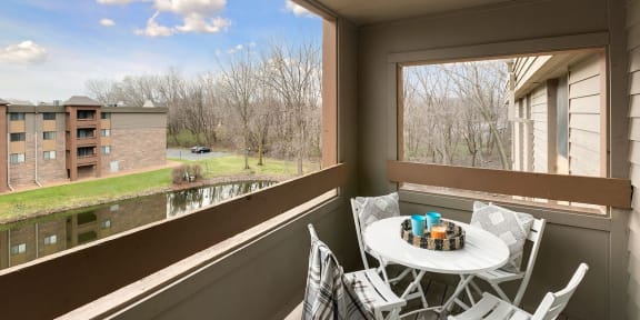 Willow Creek Apartments in Plymouth, MN Private Balcony