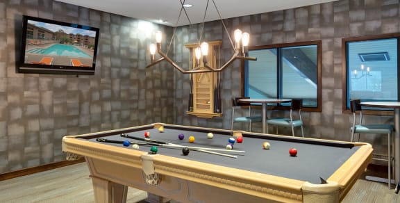 Billiards Table  at Willow Creek, Plymouth, Minnesota