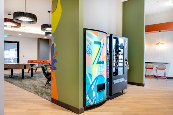 Vending Machine at Zelia on Seven, Minnesota