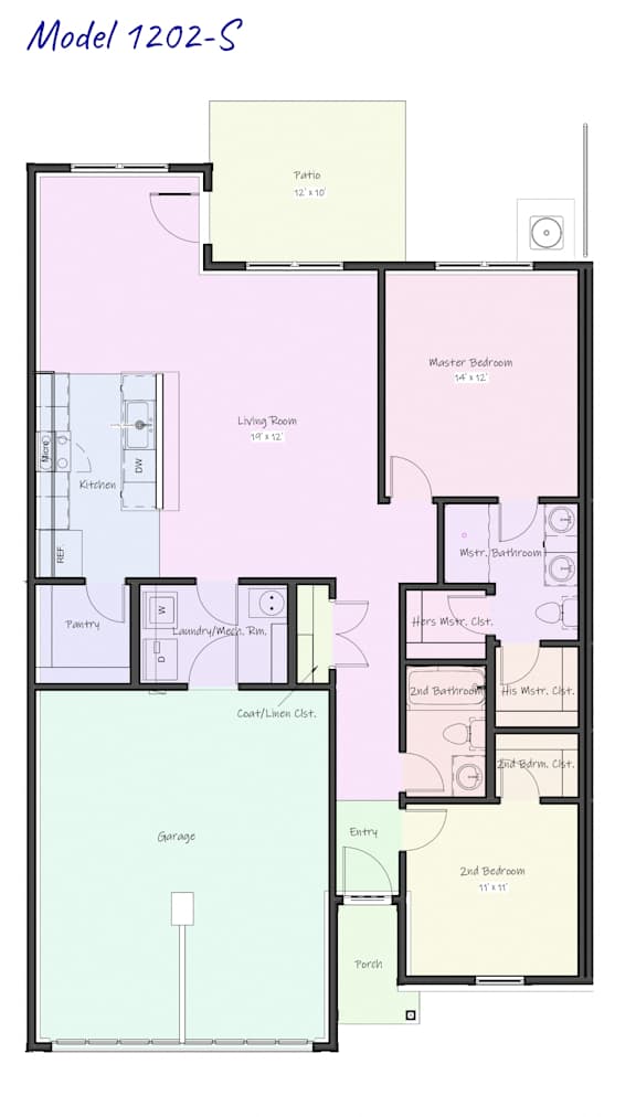 Duplex Model 1202 at Concord Crossing, Lafayette