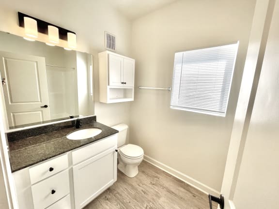 Guest Bathroom upstairs at Murdock Gardens Apartments, Lafayette, IN 47904
