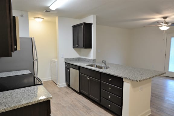 Granite Counter Tops In Kitchen at Shenandoah Properties in Lafayette, IN 47905