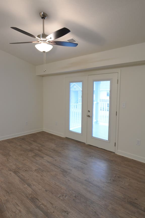Ceiling Fan In Living Room at Shenandoah Properties in Lafayette, IN 47905