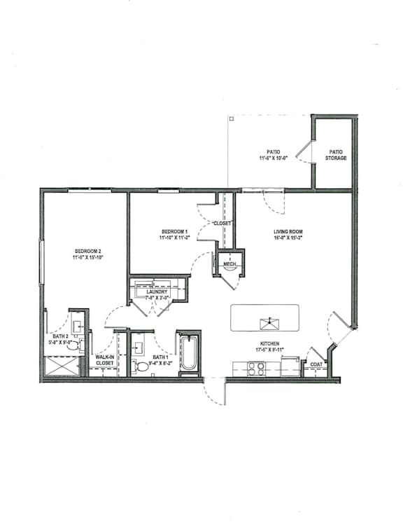 Sugar Creek Deluxe Floor Planat Concord Crossing, Lafayette Indiana