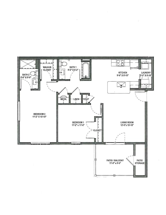 Sugar Creek I Floor Plan at Concord Crossing, Lafayette, IN