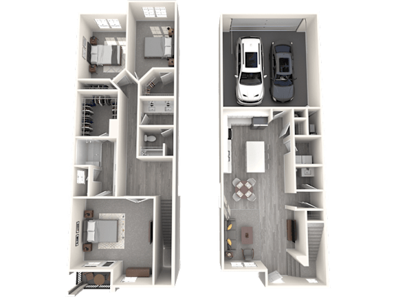 the floor plan of the 2100 sanchez street