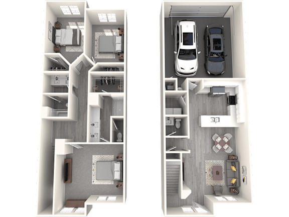 the floor plan of the 2100 sanchez street