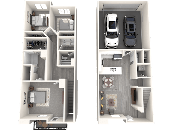the floor plan of the 2100 sanchez street